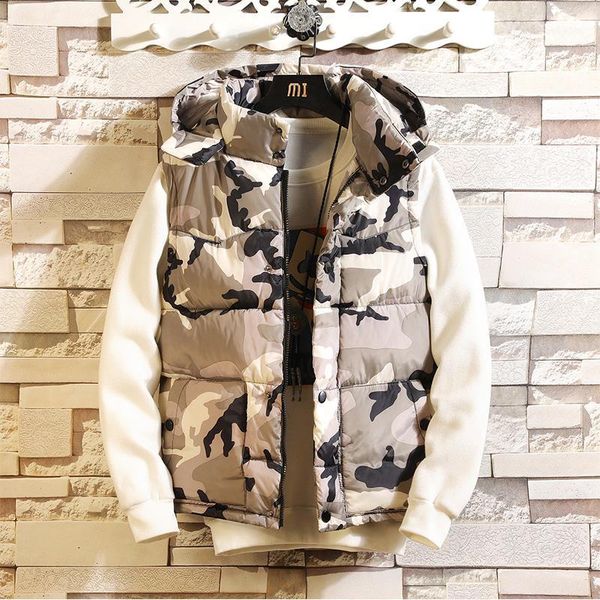 onneatun camouflage men's jacket coat new winter casual men clothing parkas with hooded sleeveless coat men's vests1, Black;white
onneatun camouflage men's jacket coat new winter casual men clothing parkas with hooded sleeveless coat men's vests1, Black;white