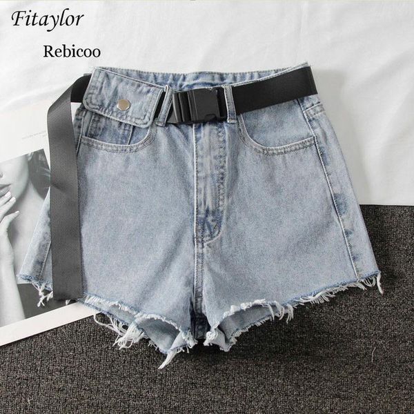 women's shorts summer women high waist black blue denim casual female hole solid color plus size 2xl jeans with belt, White;black
women's shorts summer women high waist black blue denim casual female hole solid color plus size 2xl jeans with belt, White;black