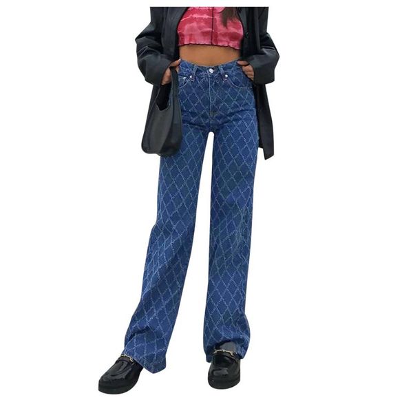 women's jeans female vintage trousers high waist wide leg plaid frayed pants casual loose denim baggy jean streetwear#lr3, Blue
women's jeans female vintage trousers high waist wide leg plaid frayed pants casual loose denim baggy jean streetwear#lr3, Blue