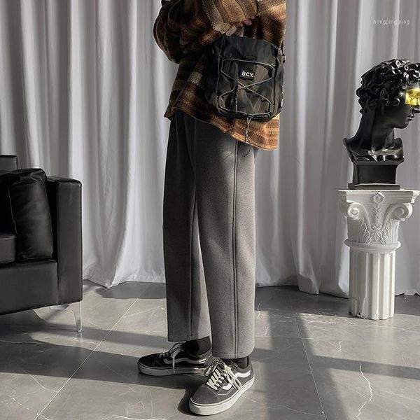 winter new woolen pants men's fashion solid color business casual pants man streetwear wild loose straight trousers male m-2xl1, Black
winter new woolen pants men's fashion solid color business casual pants man streetwear wild loose straight trousers male m-2xl1, Black