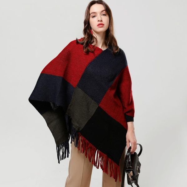 2020 fashion winter scarf for women wool knitted feel poncho capes scarves soft warm shawl lady cashmere warps stole, Blue;gray
2020 fashion winter scarf for women wool knitted feel poncho capes scarves soft warm shawl lady cashmere warps stole, Blue;gray