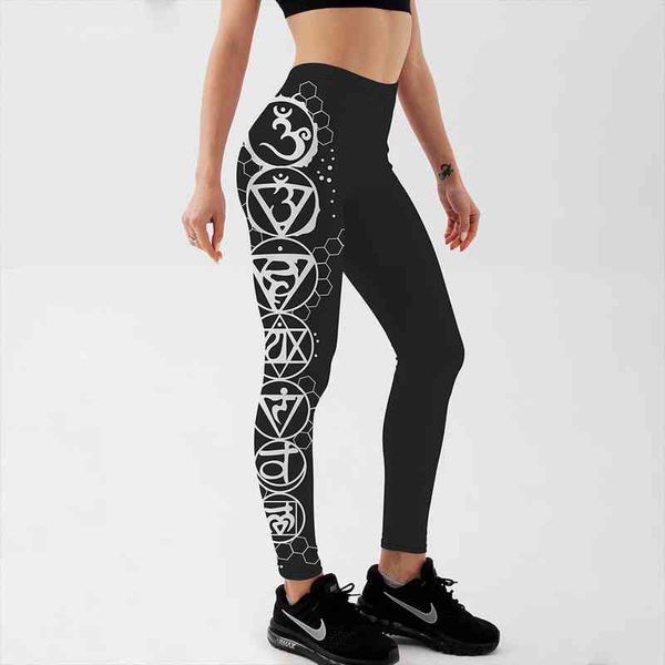 Fitness Black Leggings Women Workout Push Up Legging Fashion Digital Print White Totem Graphics Jeggings Pants
Fitness Black Leggings Women Workout Push Up Legging Fashion Digital Print White Totem Graphics Jeggings Pants