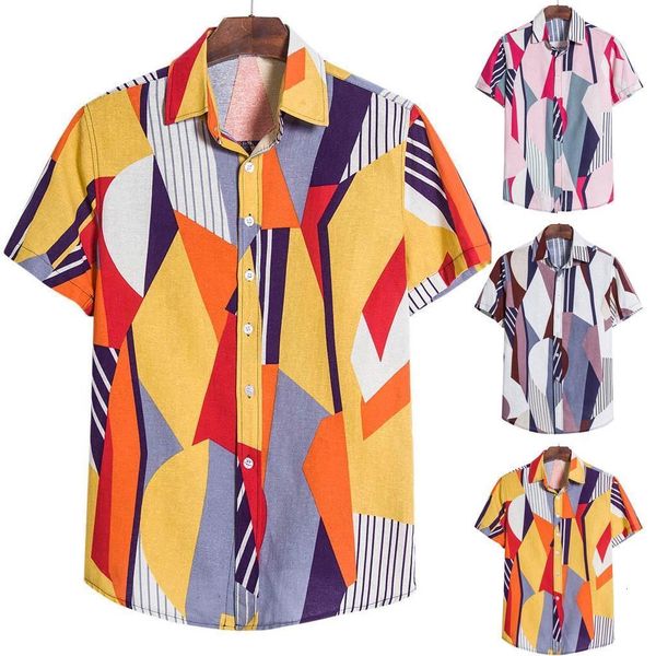 mens cotton linen men shirt ethnic style print vintage short sleeve streetwear loose men beach hawaiian loose shirts men, White;black
mens cotton linen men shirt ethnic style print vintage short sleeve streetwear loose men beach hawaiian loose shirts men, White;black