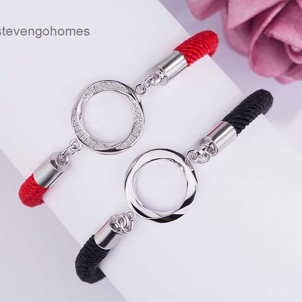 black rope woven national and red style hand lovers' friend student bracelet, Silver
black rope woven national and red style hand lovers' friend student bracelet, Silver