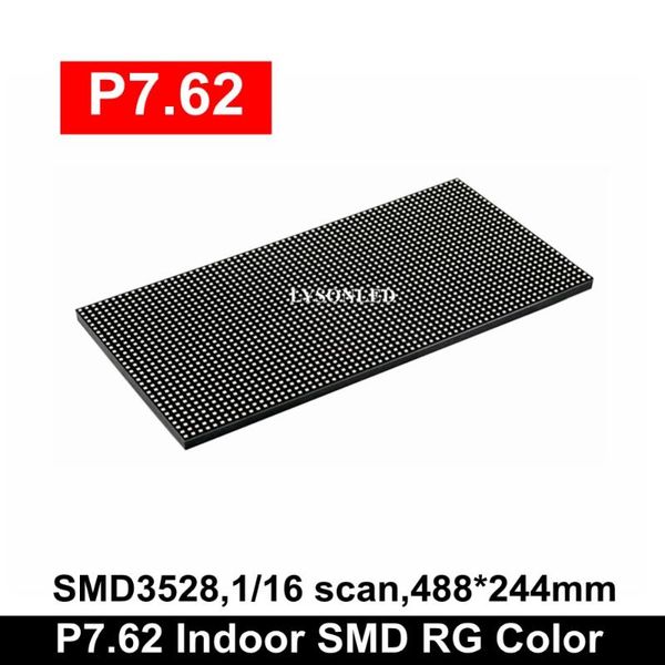 lysonled f5/p7.62 double color 64*32 pixels indoor smd led display module, semi-outdoor ph7.62mm two led module
lysonled f5/p7.62 double color 64*32 pixels indoor smd led display module, semi-outdoor ph7.62mm two led module