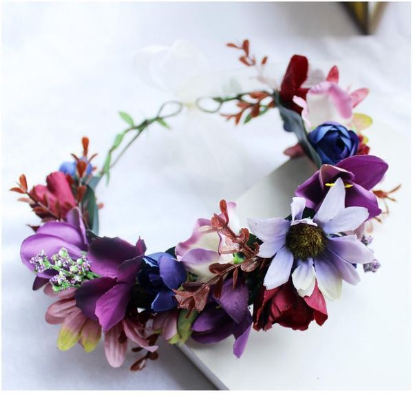 women wedding flower crown wreath bohemia floral garlands handmade kids flower headband girls hair accessories bride h qyldhj
women wedding flower crown wreath bohemia floral garlands handmade kids flower headband girls hair accessories bride h qyldhj