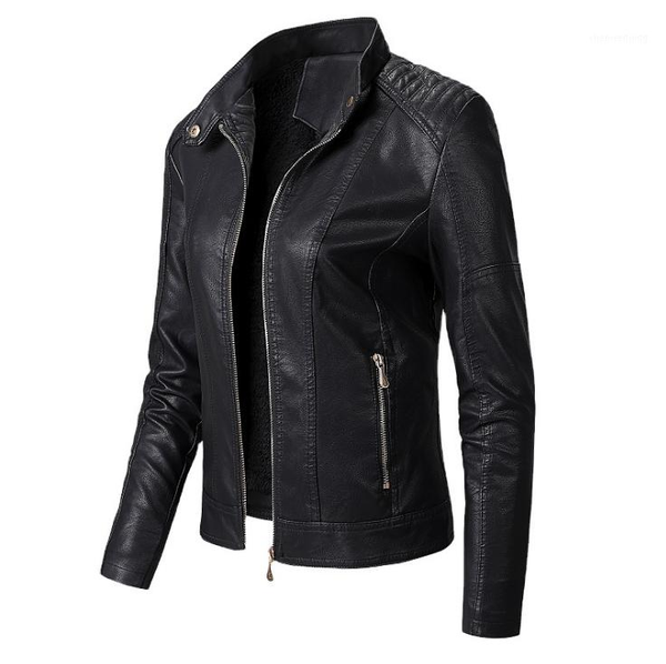 new style women's leather coat plus fleece coat can be fashionable pu women's leather1, Black
new style women's leather coat plus fleece coat can be fashionable pu women's leather1, Black