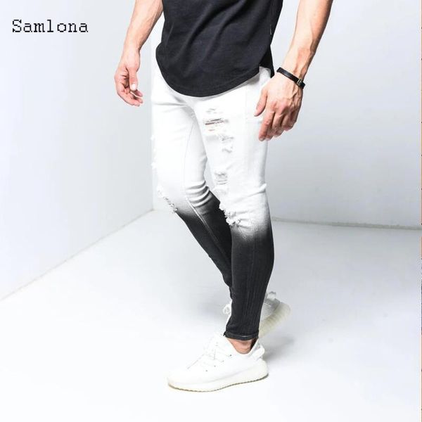 men's jeans europe and america male denim pants gradient trousers hole stretch zipper-cuff mid-waist pocket leisure 2021 men's jea, Blue
men's jeans europe and america male denim pants gradient trousers hole stretch zipper-cuff mid-waist pocket leisure 2021 men's jea, Blue