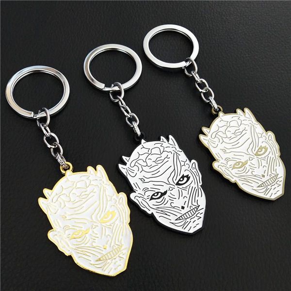 keychains movie thrones keychain night's king mask key chains pendant for women men gift keyring, Silver
keychains movie thrones keychain night's king mask key chains pendant for women men gift keyring, Silver