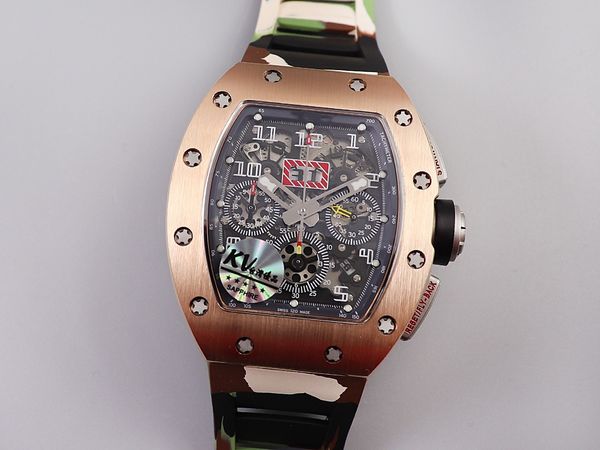 kvnew men's watch f1 sports car is inspired to design rm11-03 series flyback timing movement, using matte black dlc titanium metal to m, Slivery;brown
kvnew men's watch f1 sports car is inspired to design rm11-03 series flyback timing movement, using matte black dlc titanium metal to m, Slivery;brown