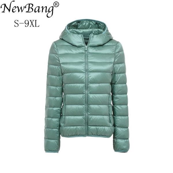 newbang 8xl 9xl plus size ultra light down jacket women autumn winter warm coat white duck jackets female hooded parka y200107, Black
newbang 8xl 9xl plus size ultra light down jacket women autumn winter warm coat white duck jackets female hooded parka y200107, Black