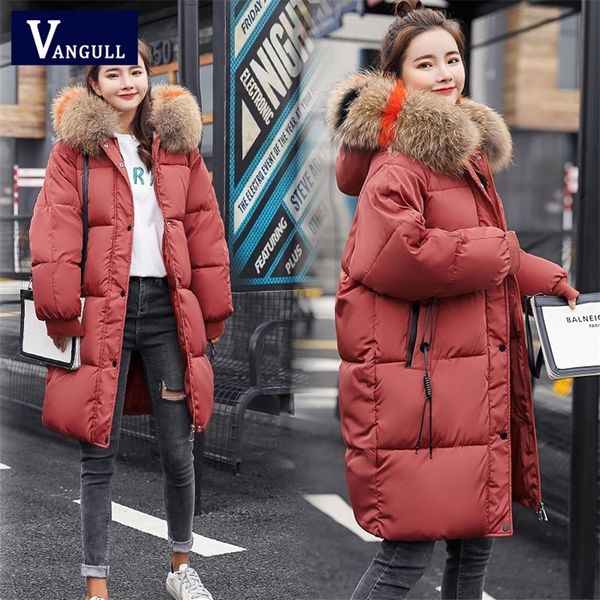 vangull loose warm winter jackets coats women hooded fur coat down parkas long cotton padded jacket casual female outwear 201214, Black
vangull loose warm winter jackets coats women hooded fur coat down parkas long cotton padded jacket casual female outwear 201214, Black