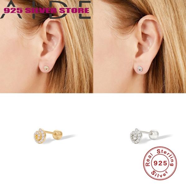 stud aide single 925 sterling silver personalized whirlpool diamond pierced cartilage earrings in, Golden;silver
stud aide single 925 sterling silver personalized whirlpool diamond pierced cartilage earrings in, Golden;silver
