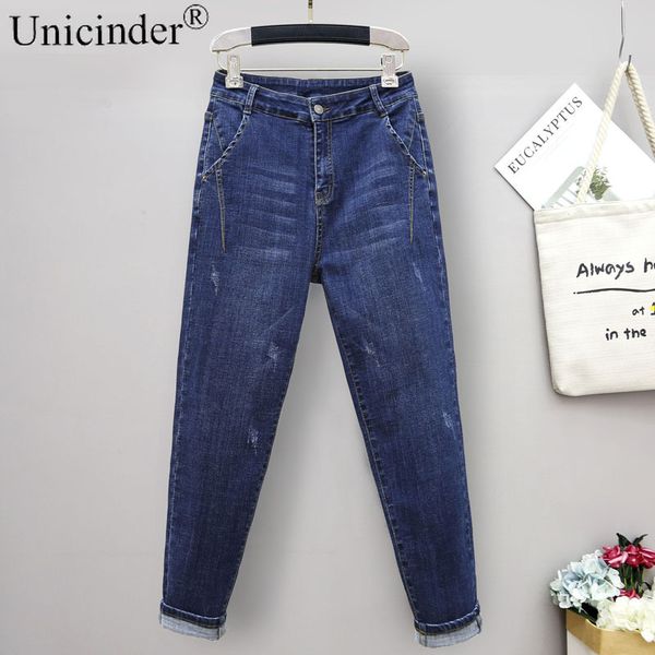 unicinder 2020 plus size jeans women's loose harem pants full length high waisted jeans women denim plus size jeans# y1214, Blue
unicinder 2020 plus size jeans women's loose harem pants full length high waisted jeans women denim plus size jeans# y1214, Blue