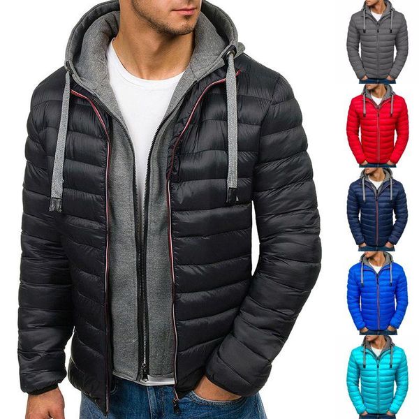 jackets for men parka cotton padded winter coats male zipper warm thick puffer jacket down parkas fake 2 pcs hoody windbreaker, Black
jackets for men parka cotton padded winter coats male zipper warm thick puffer jacket down parkas fake 2 pcs hoody windbreaker, Black
