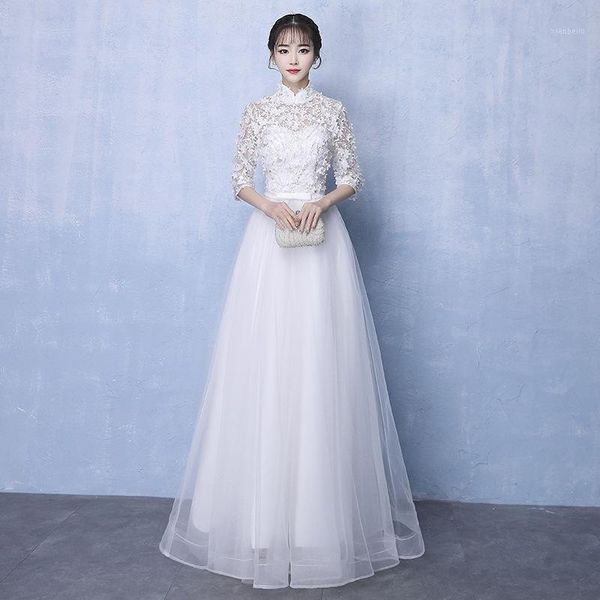 white women floor length cheongsam party dress flower mandarin collar chinese style wedding banquet bride gown vestido xs-xxl1, Black;gray
white women floor length cheongsam party dress flower mandarin collar chinese style wedding banquet bride gown vestido xs-xxl1, Black;gray