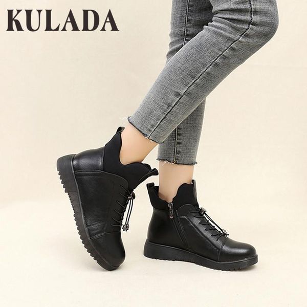boots kualda est round toe ankle women casual shoes female pu leather platform shorts plush for1, Black
boots kualda est round toe ankle women casual shoes female pu leather platform shorts plush for1, Black
