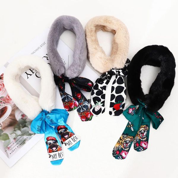 scarves 2021 autumn winter warm faux fur collar bandana scarf shawl women cute neck warmer for ladies foulard femme, Blue;gray
scarves 2021 autumn winter warm faux fur collar bandana scarf shawl women cute neck warmer for ladies foulard femme, Blue;gray