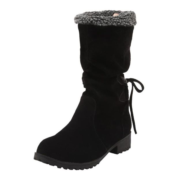 round toe lace-up boots with fur footwear chunky heels vintage fashion booties women keep warm pure color women boots plus size, Black
round toe lace-up boots with fur footwear chunky heels vintage fashion booties women keep warm pure color women boots plus size, Black