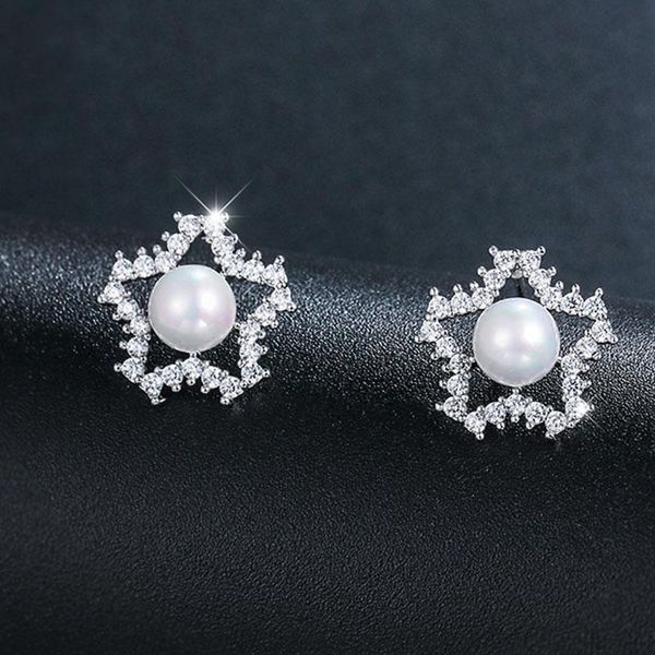 stud huami short earrings jewelry for women trendy cz zirconia pentagram round pearl bride bridesmaid simple gift, Golden;silver
stud huami short earrings jewelry for women trendy cz zirconia pentagram round pearl bride bridesmaid simple gift, Golden;silver