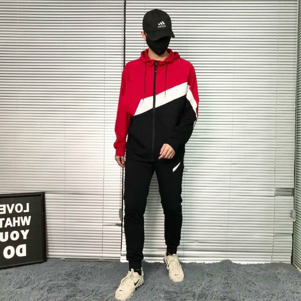 mens classic tracksuits mens hook pattern casual active sportswears youth two-piece suits high end sets men's zip hoodeds + pants plus, Gray
mens classic tracksuits mens hook pattern casual active sportswears youth two-piece suits high end sets men's zip hoodeds + pants plus, Gray