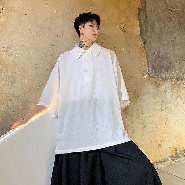 men's casual shirts men loose oversized short sleeve pullover shirt male vintage fashion hip hop black white shirts1, White;black
men's casual shirts men loose oversized short sleeve pullover shirt male vintage fashion hip hop black white shirts1, White;black