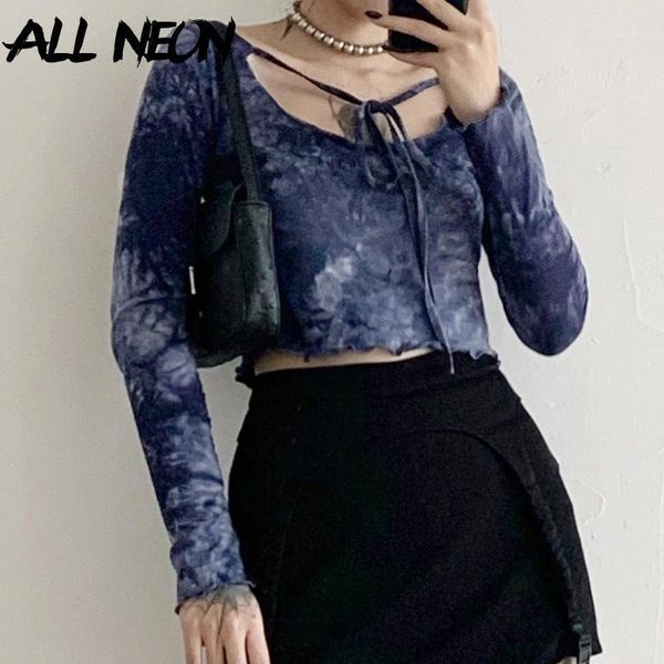 allneon e-girl halter neck ruffles hem tie dye t-shirts y2k fashion bandage long sleeve crop punk style streetwear autumn1, White
allneon e-girl halter neck ruffles hem tie dye t-shirts y2k fashion bandage long sleeve crop punk style streetwear autumn1, White