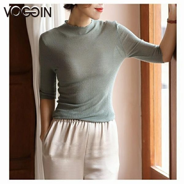 women's sweaters voggin women pullover three quarter sleeve style o neck sweater water-soluble wo superfine pure wool mock, White;black
women's sweaters voggin women pullover three quarter sleeve style o neck sweater water-soluble wo superfine pure wool mock, White;black