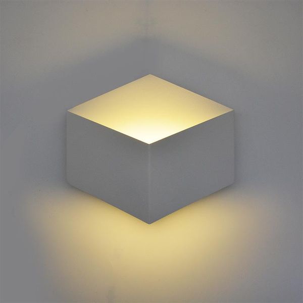 

creative modern minimalist aisle staircase foldable cube wall lamp indoor lighting led lamp corridor guest room bedroom bedside