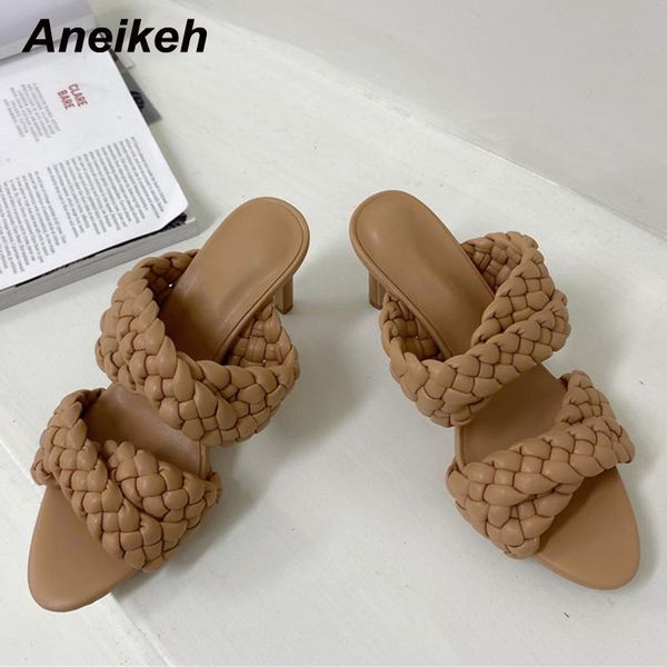 slippers aneikeh 2021 women shoes summer pleated solid pointed toe pu slides outside black size 35-39 fashion
slippers aneikeh 2021 women shoes summer pleated solid pointed toe pu slides outside black size 35-39 fashion