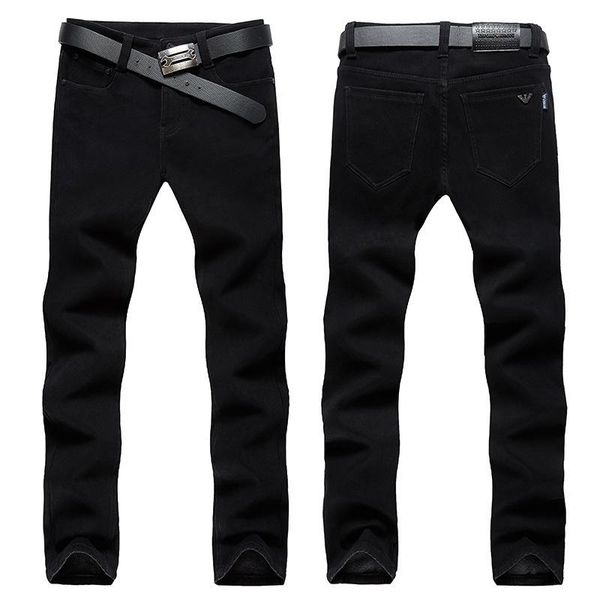 winter japanese and korean fashion jeans men's warm slim thick fleece stretch jeans, Blue
winter japanese and korean fashion jeans men's warm slim thick fleece stretch jeans, Blue