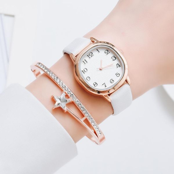 watch for women bracelet set simple ladies bracelet watch casual leather quartz wristwatch 2pcs set black clock zegarek damski, Slivery;brown
watch for women bracelet set simple ladies bracelet watch casual leather quartz wristwatch 2pcs set black clock zegarek damski, Slivery;brown