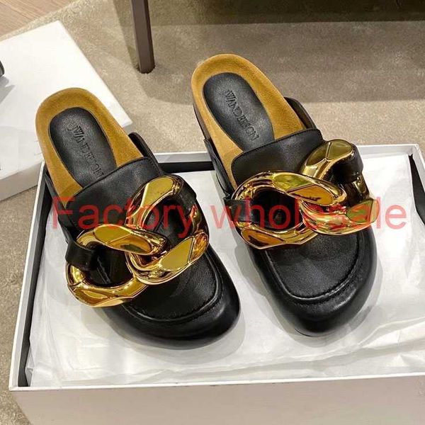 brand new ja london women suede loafer mules casual booties wood flat heel slides big chain slippers genuine leather luxurys designers shoes, Black
brand new ja london women suede loafer mules casual booties wood flat heel slides big chain slippers genuine leather luxurys designers shoes, Black