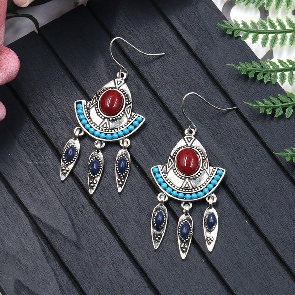 bohemian blue red beaded tassel drop earrings ethnic silver color alloy for women vintage stone boho ladies earrings1
bohemian blue red beaded tassel drop earrings ethnic silver color alloy for women vintage stone boho ladies earrings1