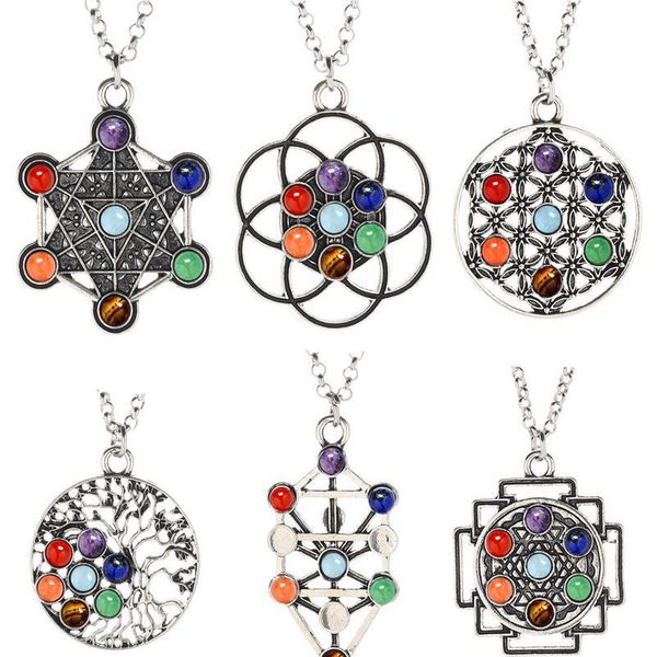 reiki 7 crystal beads chakra natural stone pendant yoga meditation quartz crystal necklace healing point pendant wom qyleby, Black
reiki 7 crystal beads chakra natural stone pendant yoga meditation quartz crystal necklace healing point pendant wom qyleby, Black