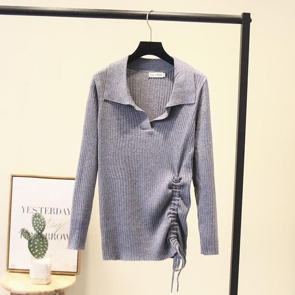 women's sweaters oversize women sweater autumn/winter jumper side drawstring pullover knitted undershirt fashion casual slim 2021, White;black
women's sweaters oversize women sweater autumn/winter jumper side drawstring pullover knitted undershirt fashion casual slim 2021, White;black