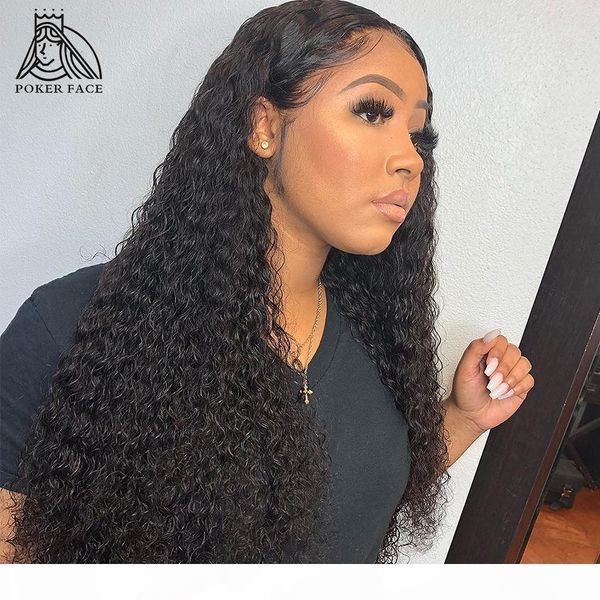 poker face 28 30 inches long glueless 13x4 curly lace front human hair wigs pre plucked brazilian deep wave 360 lace frontal wig, Black
poker face 28 30 inches long glueless 13x4 curly lace front human hair wigs pre plucked brazilian deep wave 360 lace frontal wig, Black