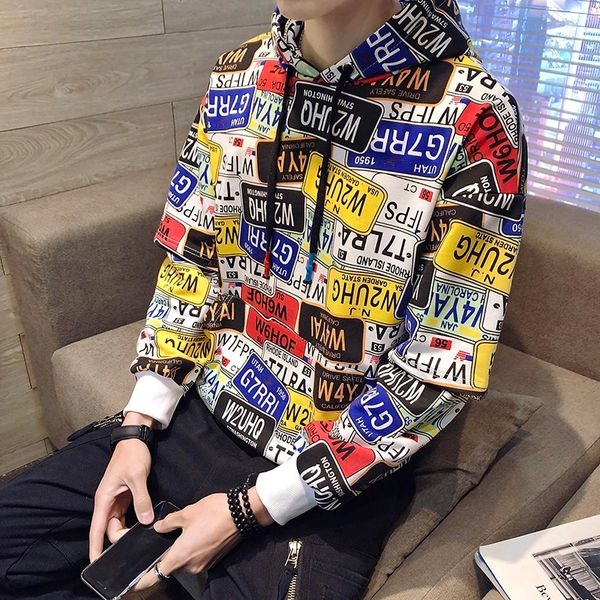 2020 autumn harajuku hoodies sweatshirt hoodie i2le, Black