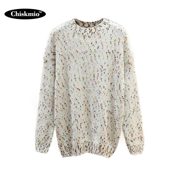 women's sweaters multicolors polka dots loose knitwear sweater woman winter clothing thick warm knitted pullover jumper streetwear, White;black
women's sweaters multicolors polka dots loose knitwear sweater woman winter clothing thick warm knitted pullover jumper streetwear, White;black
