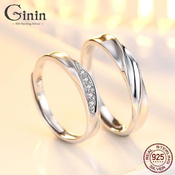 cluster rings ginin sterling silver 925 dazzling cubic zirconia couple finger for women wedding statement jewelry chic stylish bague, Golden;silver
cluster rings ginin sterling silver 925 dazzling cubic zirconia couple finger for women wedding statement jewelry chic stylish bague, Golden;silver