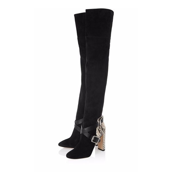 design new of women's fashion pointed toe on the knee long boots stilettos leap high female sloppy shoes tl-a0138 23ub, Black
design new of women's fashion pointed toe on the knee long boots stilettos leap high female sloppy shoes tl-a0138 23ub, Black