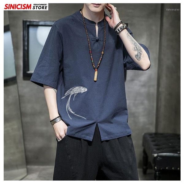 mrgoldenbowl store men's chinese style summer vintage tshirts 2020 men linen tshirts male embroidery clothing oversize tees1, White;black
mrgoldenbowl store men's chinese style summer vintage tshirts 2020 men linen tshirts male embroidery clothing oversize tees1, White;black