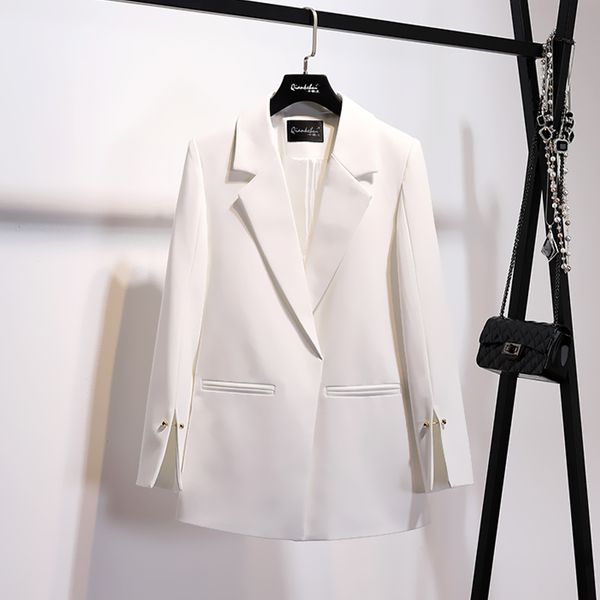2021 new female blazer spring korean pink casual black blazers and women's jacket kj1922 rabj, White;black
2021 new female blazer spring korean pink casual black blazers and women's jacket kj1922 rabj, White;black