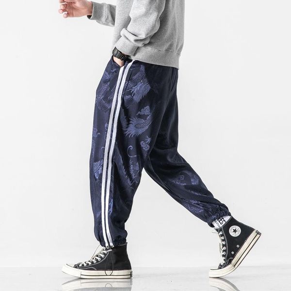 2021 spring and summer chinese style men's ice silk sports and leisure harlan loose casual pants, Black
2021 spring and summer chinese style men's ice silk sports and leisure harlan loose casual pants, Black