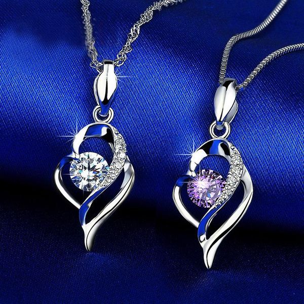 pendant necklaces hollow out heart shape necklace for women female constellation fashion jewelry crystal pendants, Silver
pendant necklaces hollow out heart shape necklace for women female constellation fashion jewelry crystal pendants, Silver
