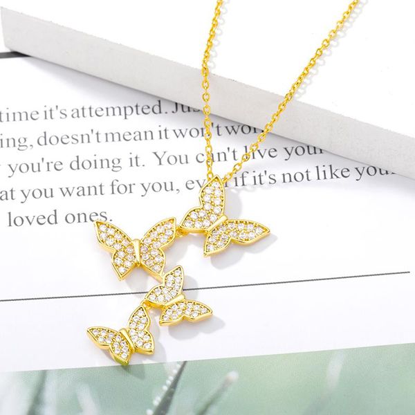 chains charm crystal zircon four butterfly choker necklace for women wedding party luxury shiny pendant jewelry gift, Silver
chains charm crystal zircon four butterfly choker necklace for women wedding party luxury shiny pendant jewelry gift, Silver