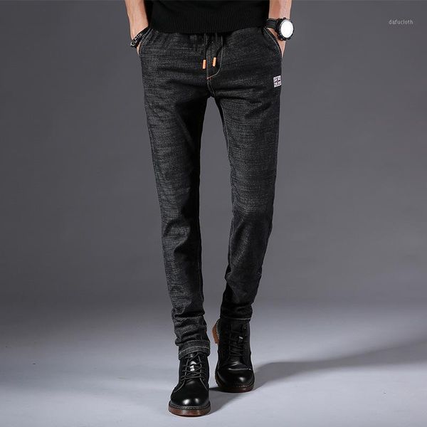 2019 spring new men black jeans classic skinny elastic mid waist jeans men casual high street hiphop slim fit pants plus size1, Blue
2019 spring new men black jeans classic skinny elastic mid waist jeans men casual high street hiphop slim fit pants plus size1, Blue