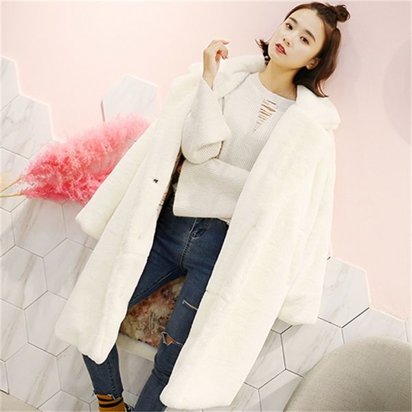 women's fashionable winter tattooing of fake rabbit fur for women long-skinned soft leather jacket warm kca9, Black
women's fashionable winter tattooing of fake rabbit fur for women long-skinned soft leather jacket warm kca9, Black