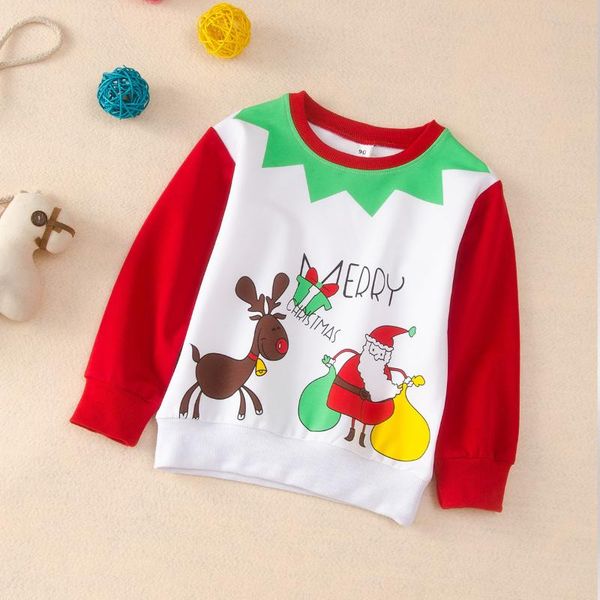 2020 european and american style autumn and winter new christmas sweatershirt pullover color block sweater kids casual outwear, Black
2020 european and american style autumn and winter new christmas sweatershirt pullover color block sweater kids casual outwear, Black