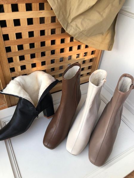boots byfar wool fur one winter snow high heeled short medium thick heel thin1, Black
boots byfar wool fur one winter snow high heeled short medium thick heel thin1, Black